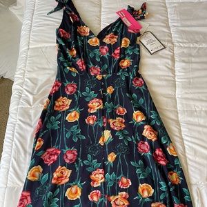 NWT Vintage Betsy Johnson Floral Dress - Size 6